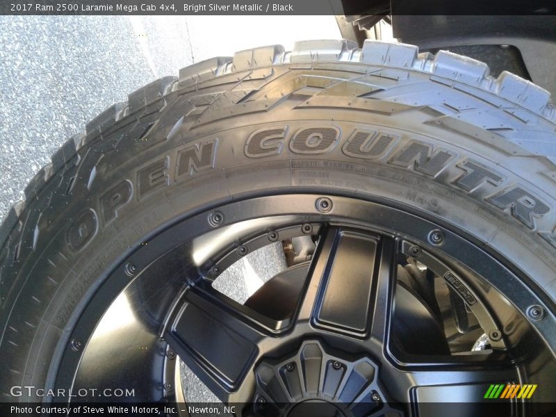 Bright Silver Metallic / Black 2017 Ram 2500 Laramie Mega Cab 4x4