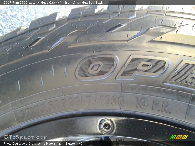 Bright Silver Metallic / Black 2017 Ram 2500 Laramie Mega Cab 4x4