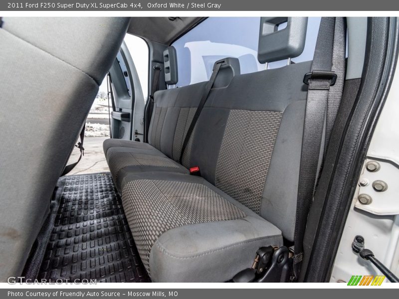Oxford White / Steel Gray 2011 Ford F250 Super Duty XL SuperCab 4x4