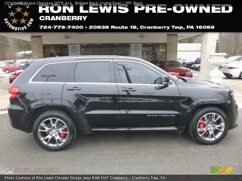 Brilliant Black Crystal Pearl / SRT Black 2012 Jeep Grand Cherokee SRT8 4x4