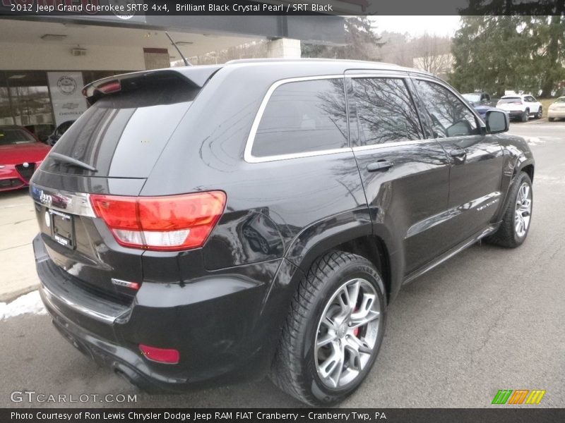 Brilliant Black Crystal Pearl / SRT Black 2012 Jeep Grand Cherokee SRT8 4x4