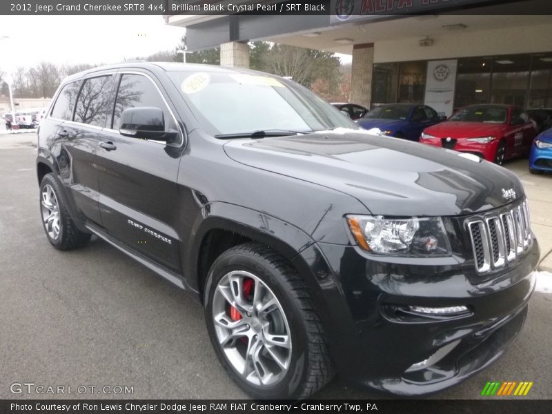 Brilliant Black Crystal Pearl / SRT Black 2012 Jeep Grand Cherokee SRT8 4x4