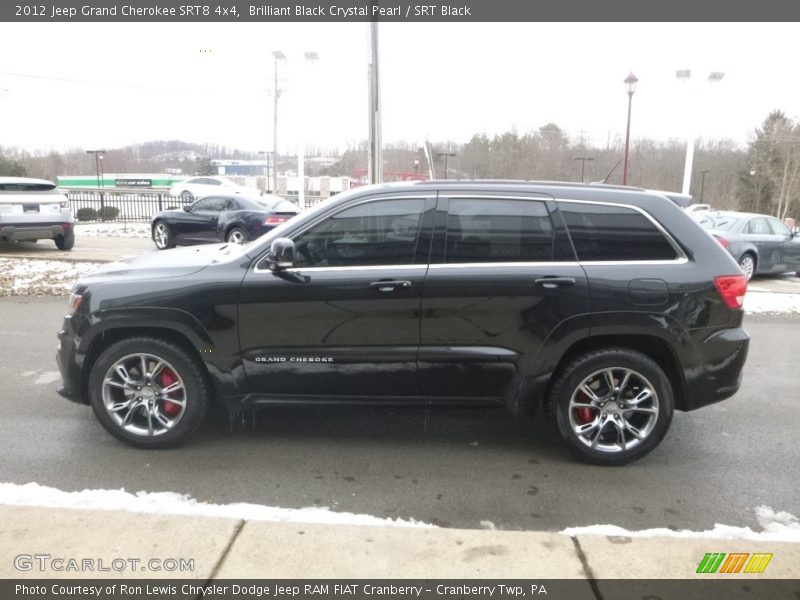 Brilliant Black Crystal Pearl / SRT Black 2012 Jeep Grand Cherokee SRT8 4x4