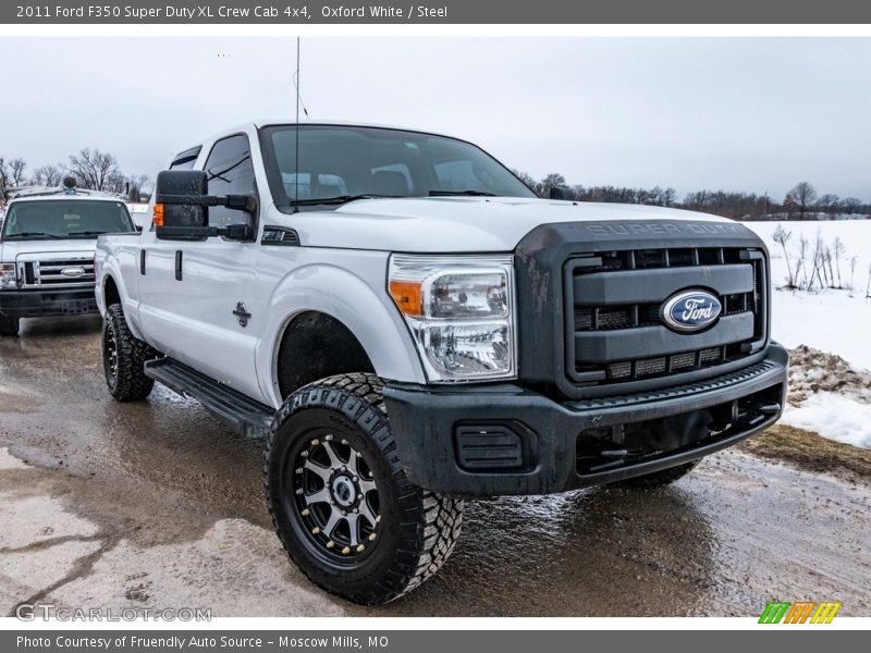 Oxford White / Steel 2011 Ford F350 Super Duty XL Crew Cab 4x4