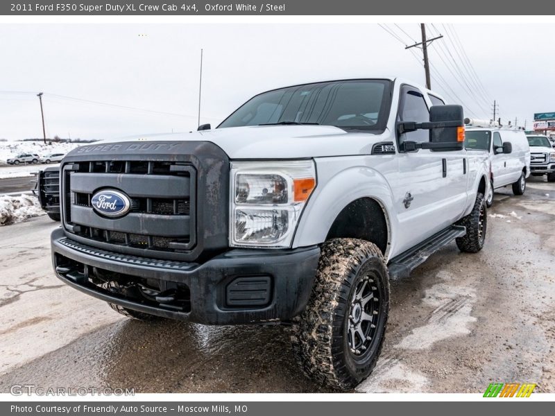 Oxford White / Steel 2011 Ford F350 Super Duty XL Crew Cab 4x4