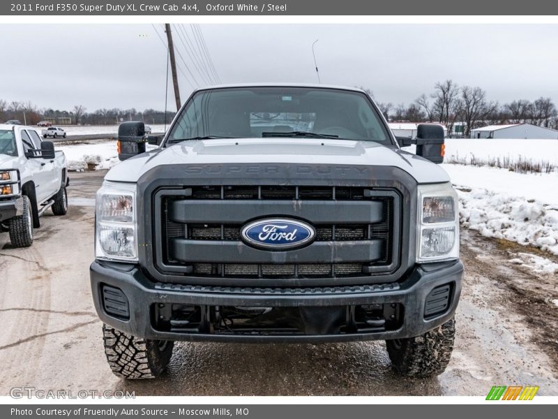 Oxford White / Steel 2011 Ford F350 Super Duty XL Crew Cab 4x4