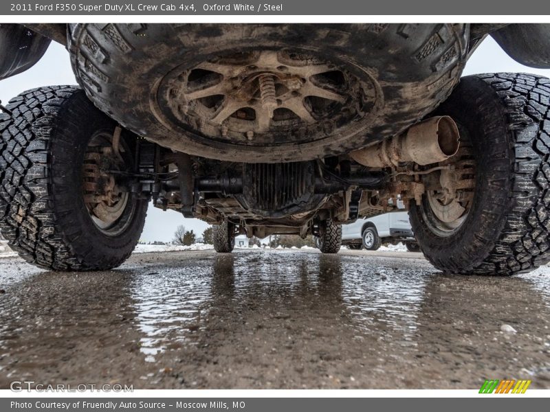 Oxford White / Steel 2011 Ford F350 Super Duty XL Crew Cab 4x4