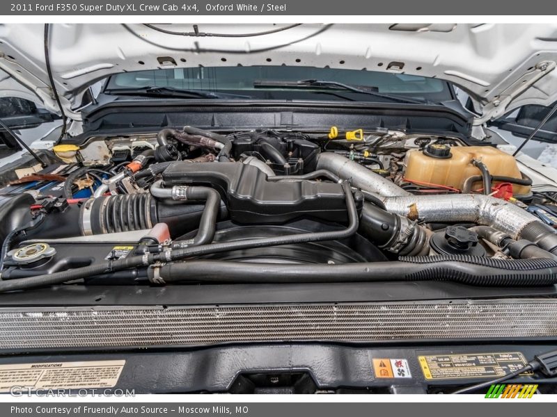 Oxford White / Steel 2011 Ford F350 Super Duty XL Crew Cab 4x4
