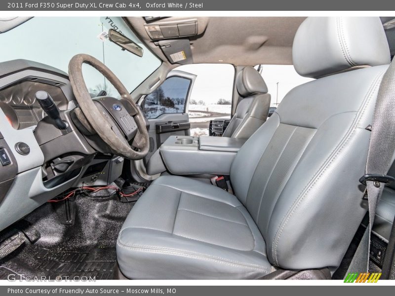 Oxford White / Steel 2011 Ford F350 Super Duty XL Crew Cab 4x4