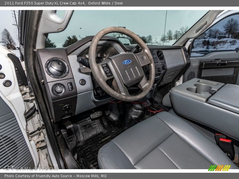 Oxford White / Steel 2011 Ford F350 Super Duty XL Crew Cab 4x4