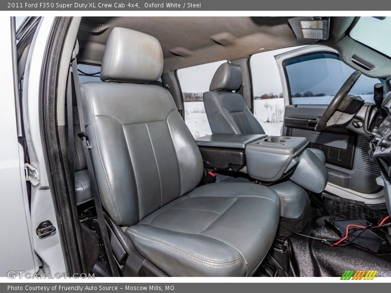 Oxford White / Steel 2011 Ford F350 Super Duty XL Crew Cab 4x4