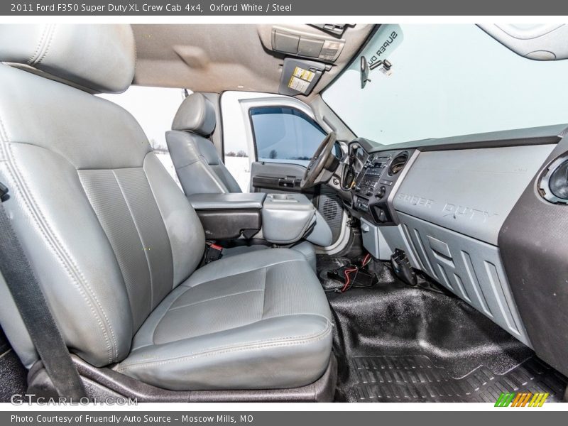 Oxford White / Steel 2011 Ford F350 Super Duty XL Crew Cab 4x4