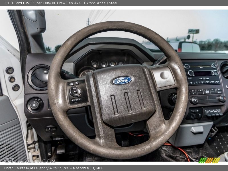 Oxford White / Steel 2011 Ford F350 Super Duty XL Crew Cab 4x4
