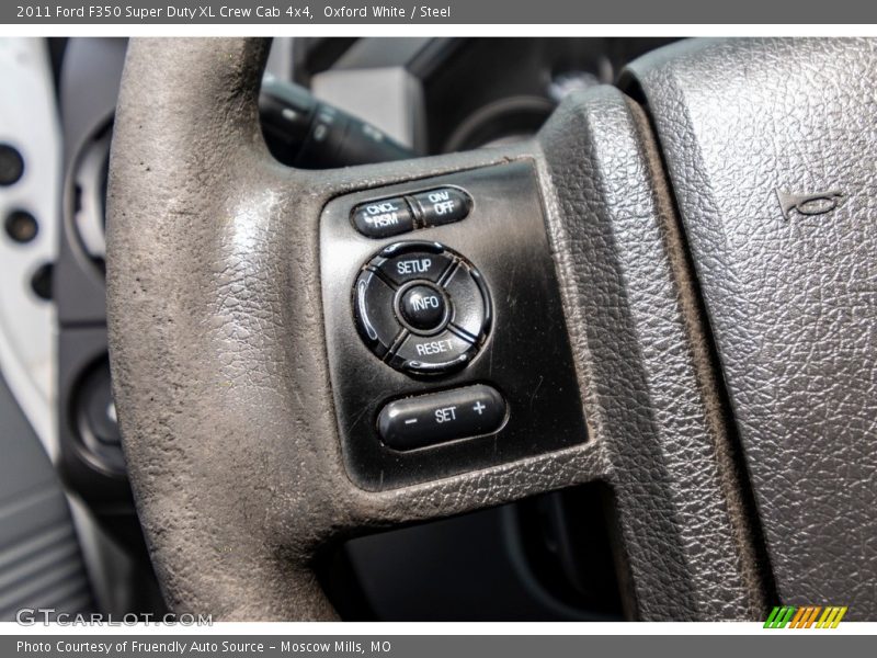 Oxford White / Steel 2011 Ford F350 Super Duty XL Crew Cab 4x4