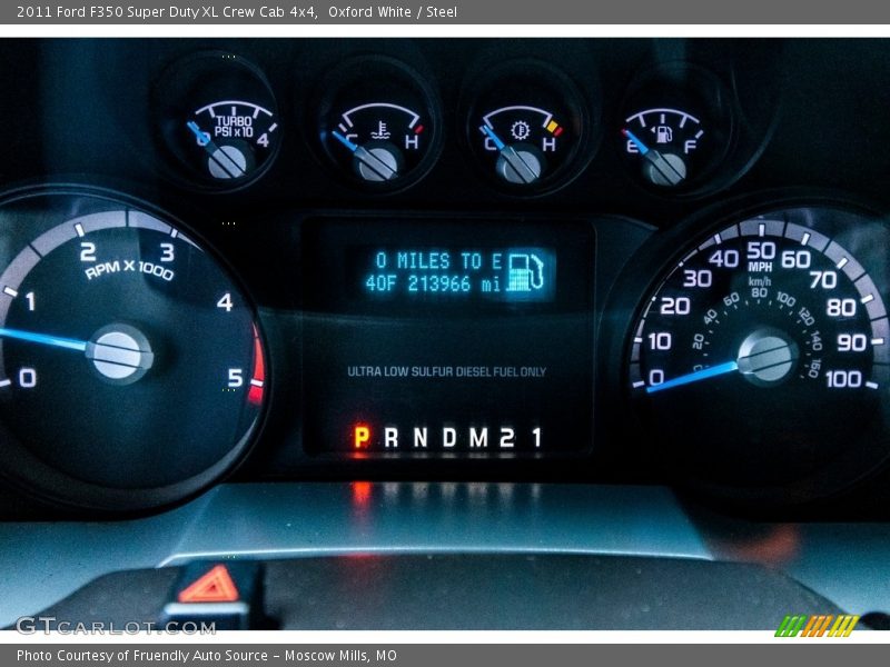 Oxford White / Steel 2011 Ford F350 Super Duty XL Crew Cab 4x4