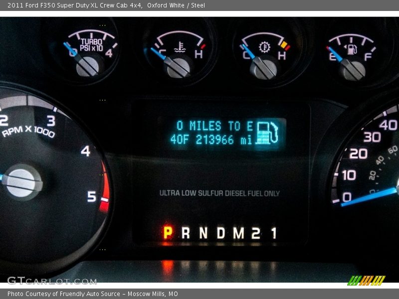 Oxford White / Steel 2011 Ford F350 Super Duty XL Crew Cab 4x4