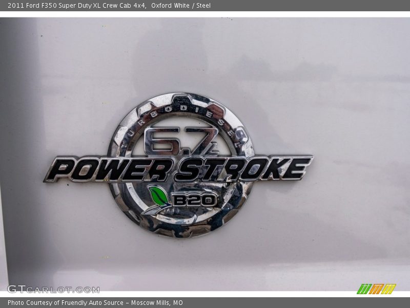 Oxford White / Steel 2011 Ford F350 Super Duty XL Crew Cab 4x4