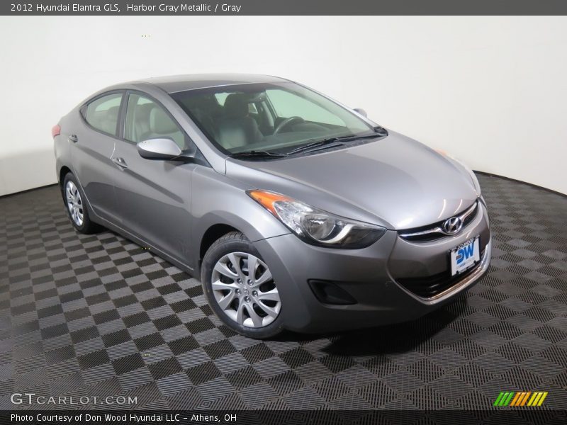 Harbor Gray Metallic / Gray 2012 Hyundai Elantra GLS