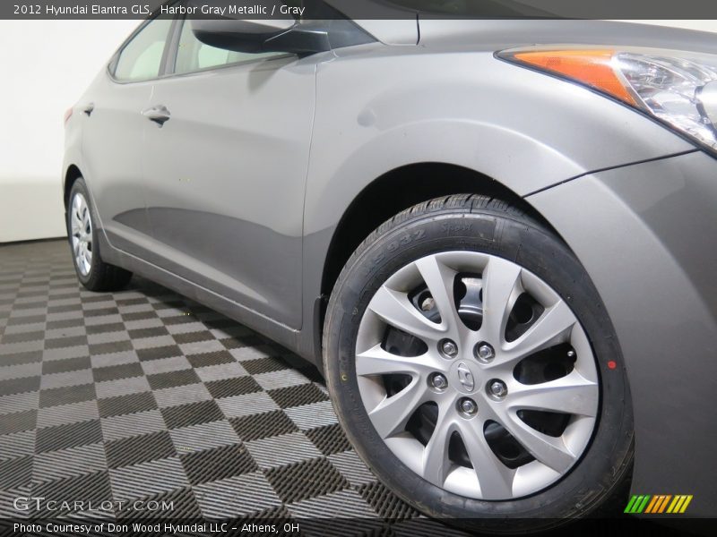 Harbor Gray Metallic / Gray 2012 Hyundai Elantra GLS