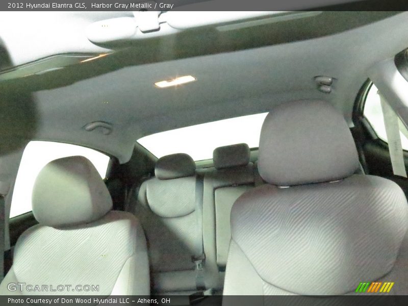 Harbor Gray Metallic / Gray 2012 Hyundai Elantra GLS