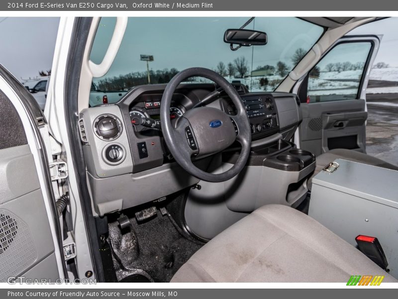 Oxford White / Medium Flint 2014 Ford E-Series Van E250 Cargo Van