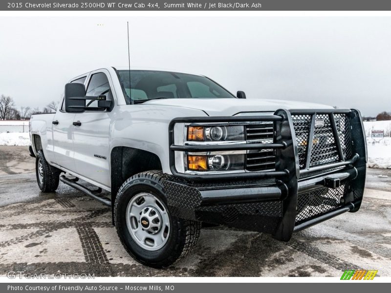 Summit White / Jet Black/Dark Ash 2015 Chevrolet Silverado 2500HD WT Crew Cab 4x4