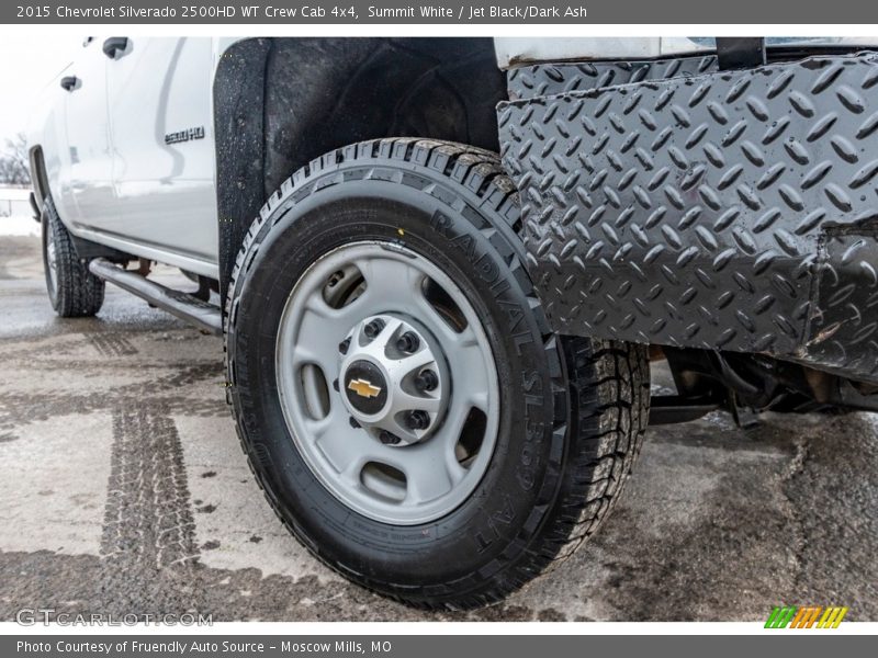 Summit White / Jet Black/Dark Ash 2015 Chevrolet Silverado 2500HD WT Crew Cab 4x4