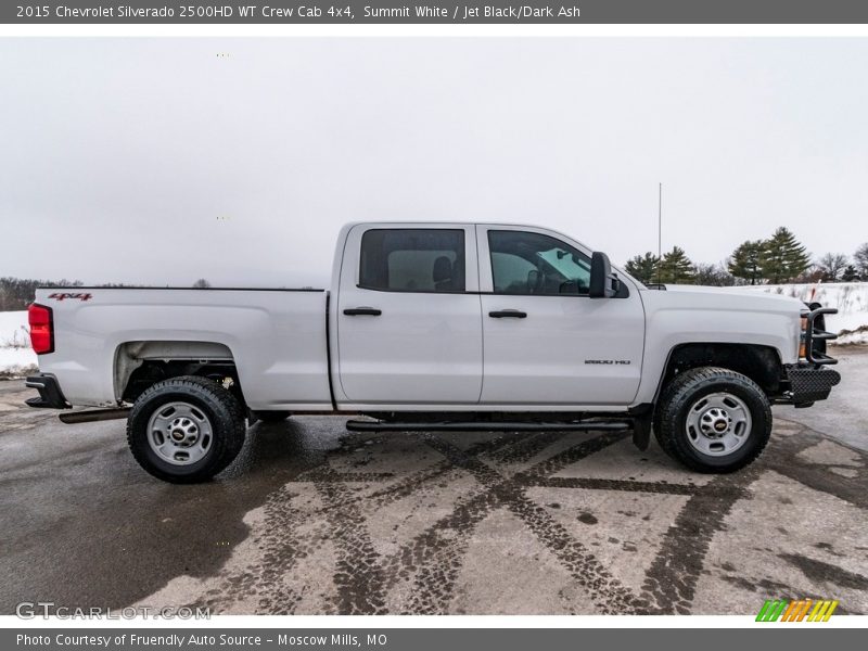 Summit White / Jet Black/Dark Ash 2015 Chevrolet Silverado 2500HD WT Crew Cab 4x4