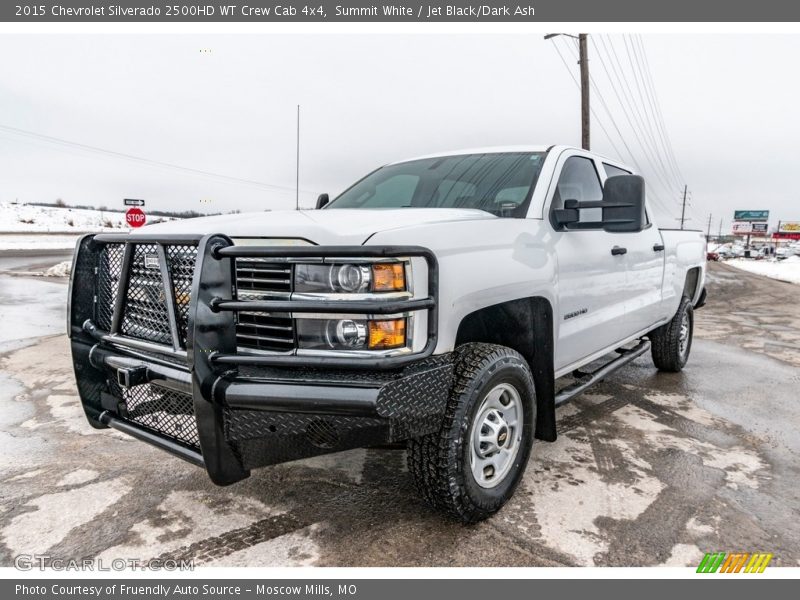 Summit White / Jet Black/Dark Ash 2015 Chevrolet Silverado 2500HD WT Crew Cab 4x4