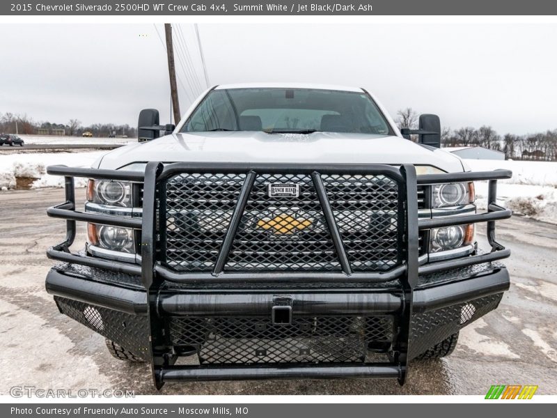 Summit White / Jet Black/Dark Ash 2015 Chevrolet Silverado 2500HD WT Crew Cab 4x4