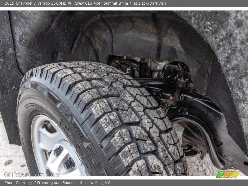 Summit White / Jet Black/Dark Ash 2015 Chevrolet Silverado 2500HD WT Crew Cab 4x4