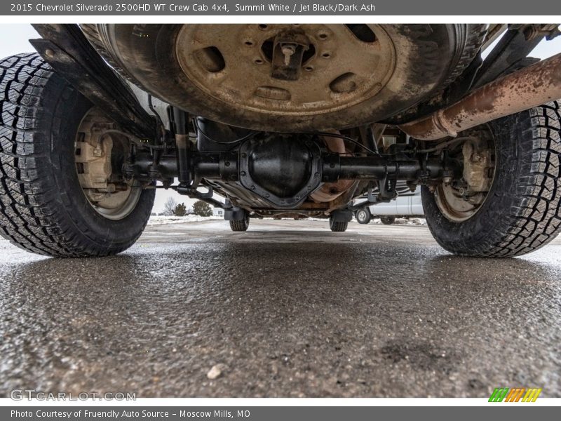 Summit White / Jet Black/Dark Ash 2015 Chevrolet Silverado 2500HD WT Crew Cab 4x4