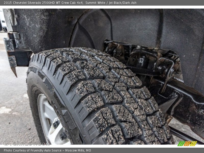 Summit White / Jet Black/Dark Ash 2015 Chevrolet Silverado 2500HD WT Crew Cab 4x4