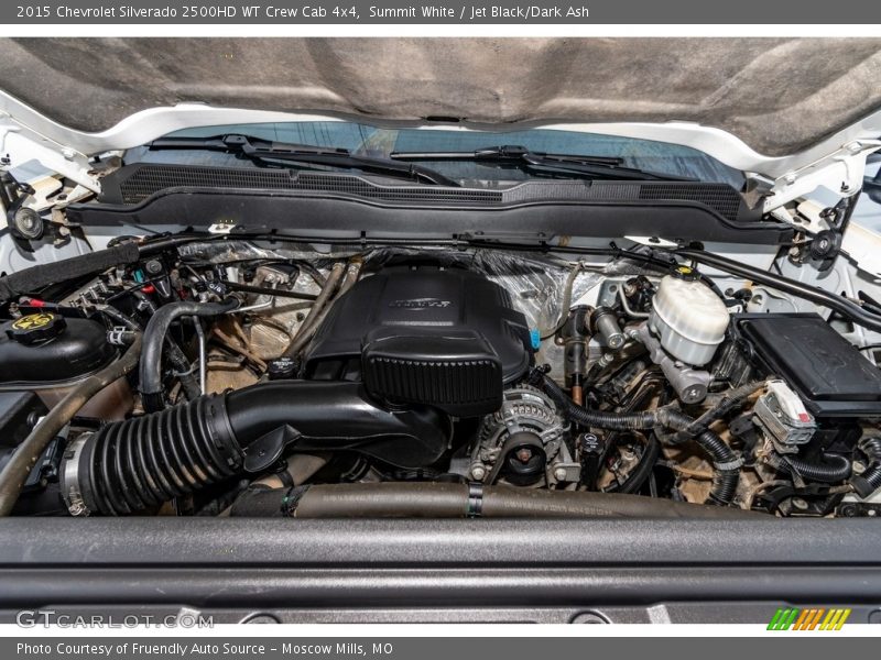 Summit White / Jet Black/Dark Ash 2015 Chevrolet Silverado 2500HD WT Crew Cab 4x4