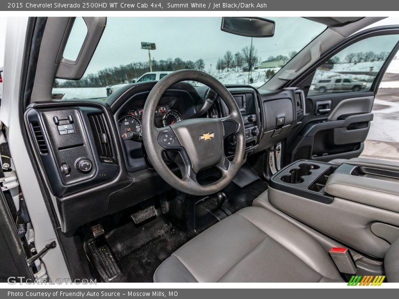 Summit White / Jet Black/Dark Ash 2015 Chevrolet Silverado 2500HD WT Crew Cab 4x4