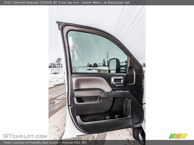 Summit White / Jet Black/Dark Ash 2015 Chevrolet Silverado 2500HD WT Crew Cab 4x4