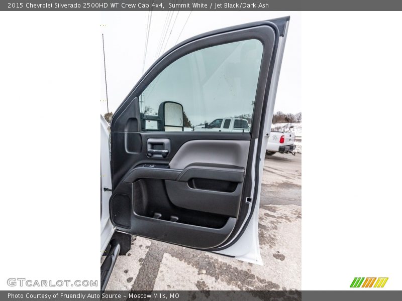 Summit White / Jet Black/Dark Ash 2015 Chevrolet Silverado 2500HD WT Crew Cab 4x4