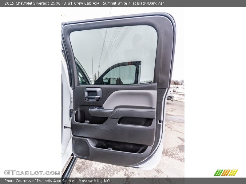 Summit White / Jet Black/Dark Ash 2015 Chevrolet Silverado 2500HD WT Crew Cab 4x4