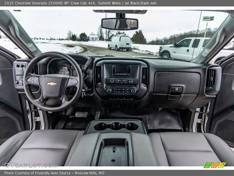 Summit White / Jet Black/Dark Ash 2015 Chevrolet Silverado 2500HD WT Crew Cab 4x4