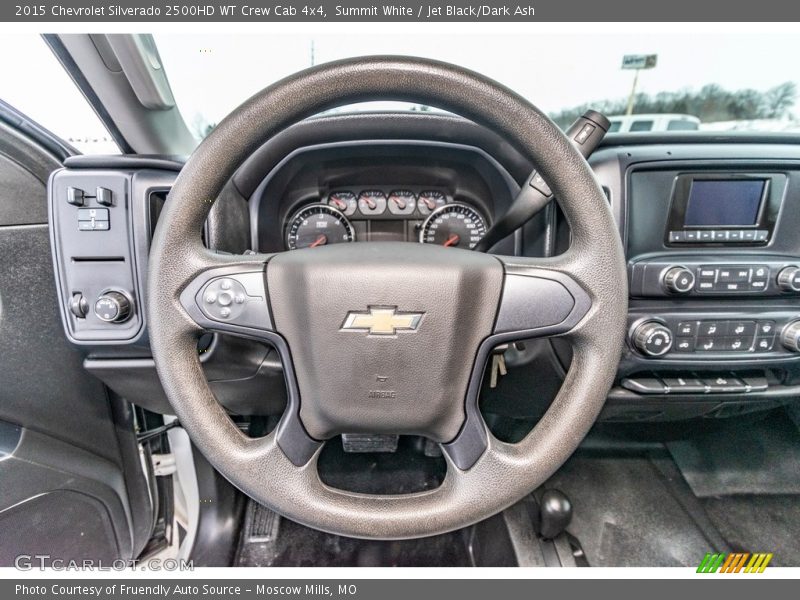 Summit White / Jet Black/Dark Ash 2015 Chevrolet Silverado 2500HD WT Crew Cab 4x4