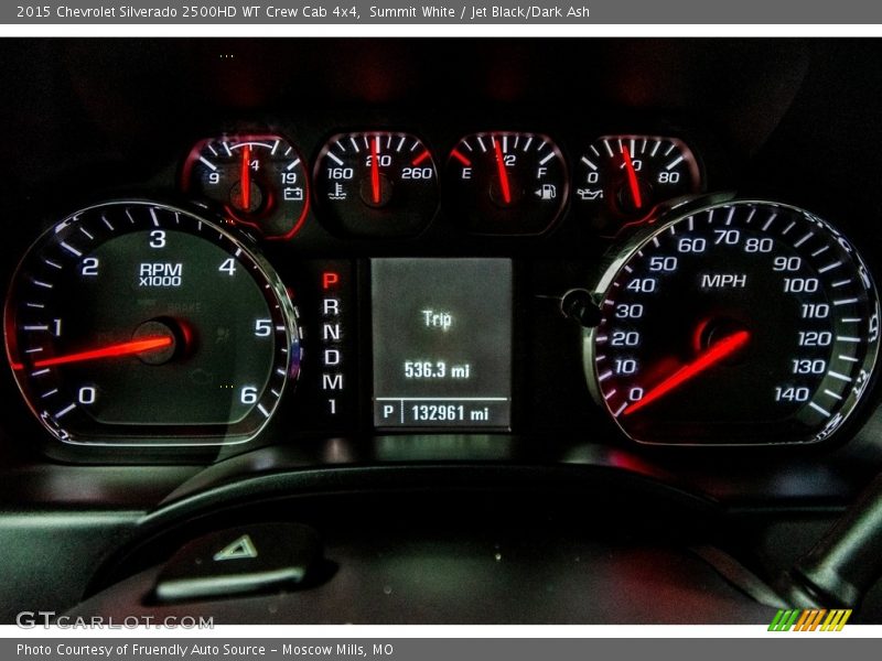 Summit White / Jet Black/Dark Ash 2015 Chevrolet Silverado 2500HD WT Crew Cab 4x4