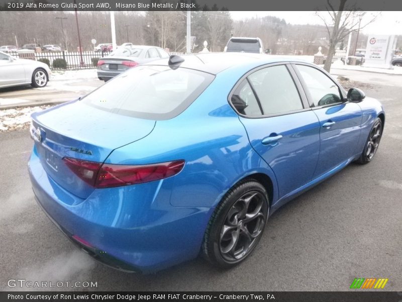 Misano Blue Metallic / Black 2019 Alfa Romeo Giulia Sport AWD