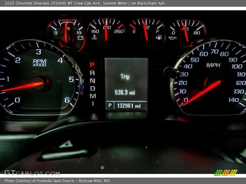 Summit White / Jet Black/Dark Ash 2015 Chevrolet Silverado 2500HD WT Crew Cab 4x4