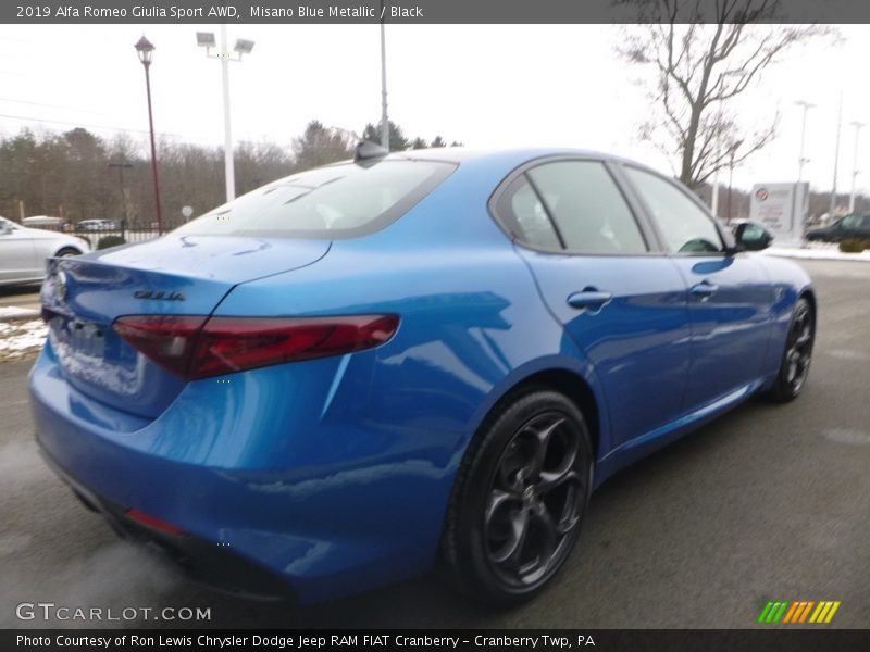 Misano Blue Metallic / Black 2019 Alfa Romeo Giulia Sport AWD