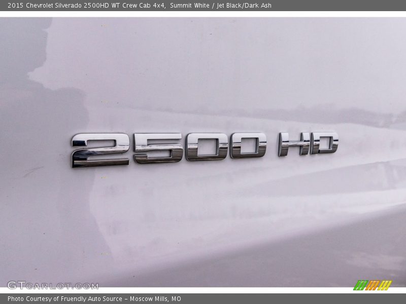 Summit White / Jet Black/Dark Ash 2015 Chevrolet Silverado 2500HD WT Crew Cab 4x4