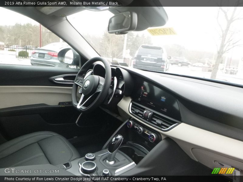 Misano Blue Metallic / Black 2019 Alfa Romeo Giulia Sport AWD