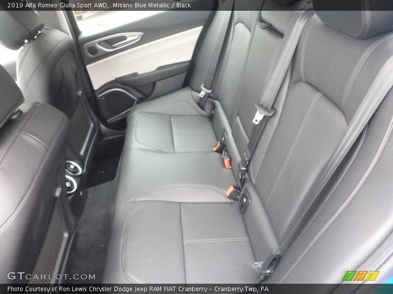 Misano Blue Metallic / Black 2019 Alfa Romeo Giulia Sport AWD