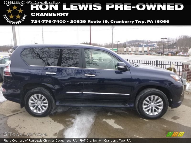 Claret Mica / Black 2018 Lexus GX 460