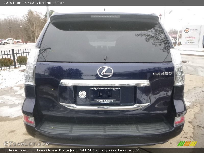 Claret Mica / Black 2018 Lexus GX 460