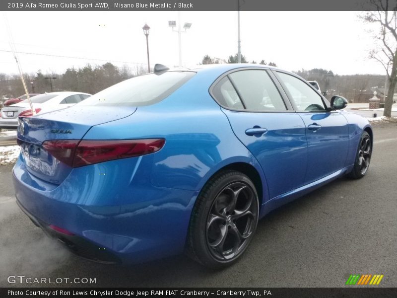 Misano Blue Metallic / Black 2019 Alfa Romeo Giulia Sport AWD